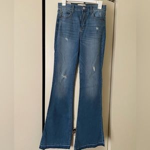 Francesca’s - Harper Heritage HiRise Flare Distressed Jeans